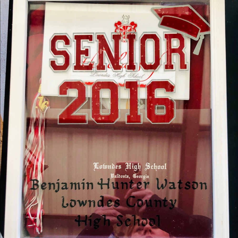 11x14 Graduation Shadow Box Customized To Display